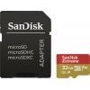 SanDisk Extreme® Action Cam paměťová karta microSDHC 32 GB Class 10, UHS-I, UHS-Class 3, v30 Video Speed Class vč. SD adaptéru, výkonnostní standard A1