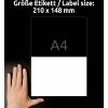 Avery-Zweckform 3655-200 univerzální etikety 210 x 148 mm papír bílá 440 ks trvalé inkoustová tiskárna, laserová tiskárna, kopírka