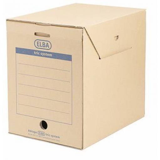 Elba archivační box 1554257 236 mm x 308 mm x 333 mm Vlnitá lepenka přírodní hnědá 1 ks
