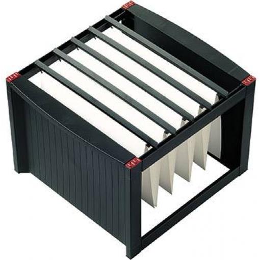 Helit box se závěsnými složkami Helit - Hängeregistraturregal - Schwarz / Rot H6110092 černá, červená 1 ks