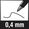 Pilot inkoustové kuličkové pero FriXion Ball Clicker 0.4 mm modrá 2270003 N/A 1 ks