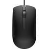 Dell MS116 optická myš, přenos USB, 3 tlačítko, 1000 dpi, černá