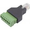 TRU COMPONENTS FL-30, FL-30, konektor RJ, RJ12, piny:6P6C, 1 ks