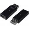 Digitus DB-340602-000-S DisplayPort / HDMI adaptér [1x zástrčka DisplayPort - 1x HDMI zásuvka] černá dvoužilový stíněný, zablokovatelný