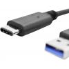Digitus USB kabel USB 3.2 Gen1 USB-A zástrčka, USB-C ® zástrčka 1.00 m černá kulatý, oboustranně zapojitelná zástrčka, dvoužilový stíněný AK-300136-010-S