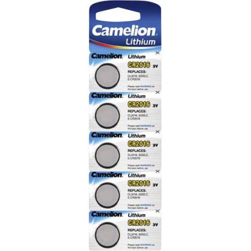 Camelion CR2016 knoflíkový článek CR 2016 lithiová 75 mAh 3 V 5 ks