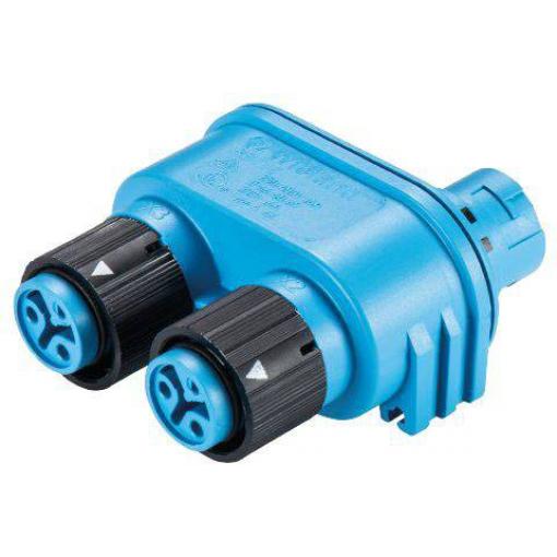 Wieland Electric RST16I2V 2P1 TGVGH BL 46.030.1254.9 rozvaděč pro kulatý faston, 1 ks