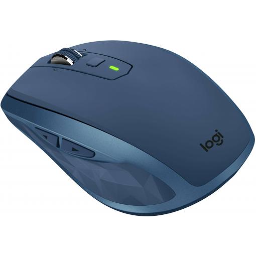 Laserová Wi-Fi myš Logitech MX Anywhere 2S 910-005154, lze znovu nabíjet, půlnoční modrá