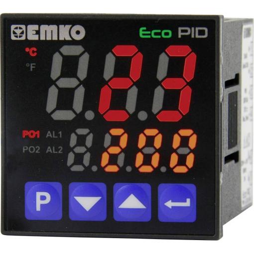 Emko ecoPID.4.5.2R.S.0 termostat Pt100, J , K, R , S , T , L -199 do +999 °C relé 5 A, SSR (d x š x v) 90 x 48 x 48 mm