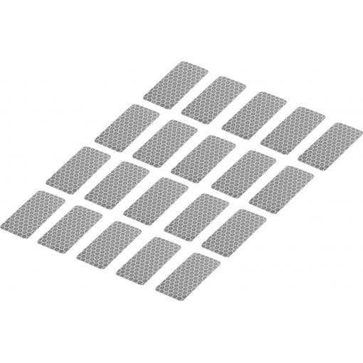 TOOLCRAFT RTS25/50-SV 1563940 Adhesive strips RTS stříbrná (d x š) 50 mm x 25 mm 20 ks