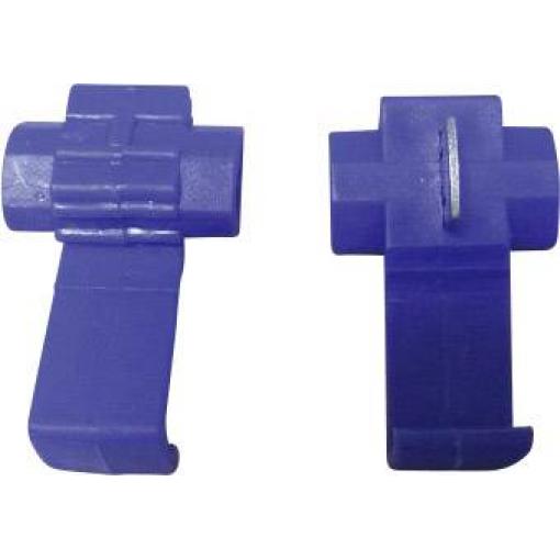 TRU COMPONENTS rychlospojka Pro kabel o rozměru: 1-2.5 mm² Tuhost (příčný řez): 1-2.5 mm² Pólů: 2 modrá 5 ks