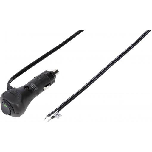 TRU COMPONENTS Konektor včetně kabelu Proudová zatížitelnost (max.)=10 A 12 V/DC