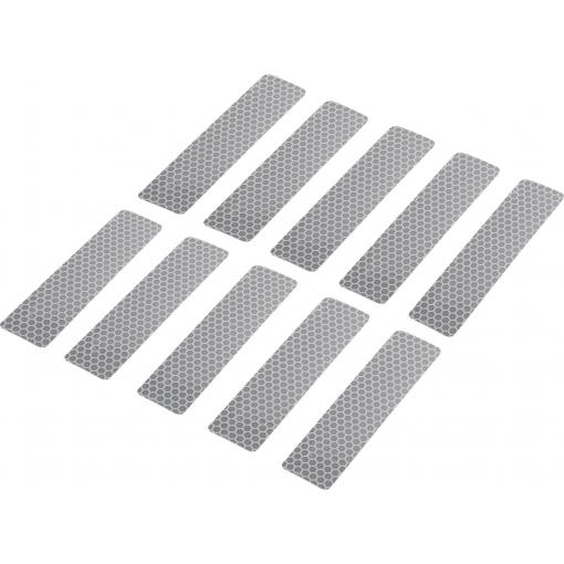 TOOLCRAFT RTS25/100-SV 1564163 Adhesive strips RTS stříbrná (d x š) 100 mm x 25 mm 10 ks