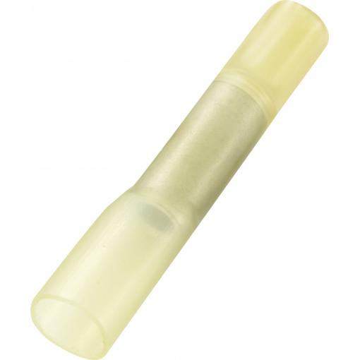 TRU COMPONENTS 739142 krimpovací spojka se smršťovací bužírkou 4 mm² plná izolace žlutá 30 ks