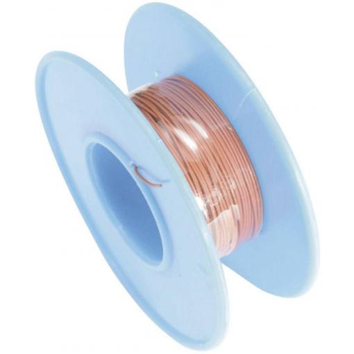 TRU COMPONENTS 1564480 navíjecí drát, Wire Wrap, 1 x 0.08 mm², červená, 15 m