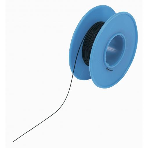 TRU COMPONENTS 1564481 navíjecí drát, Wire Wrap, 1 x 0.08 mm², černá, 15 m