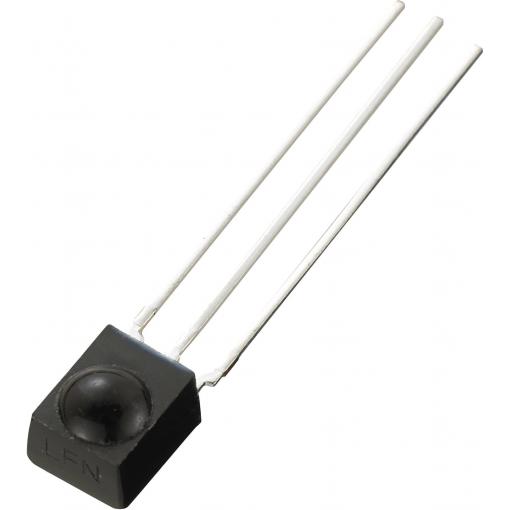 TRU COMPONENTS OS-0038K-K IR přijímač zvláštní tvar axiální 38 kHz 940 nm 45 °