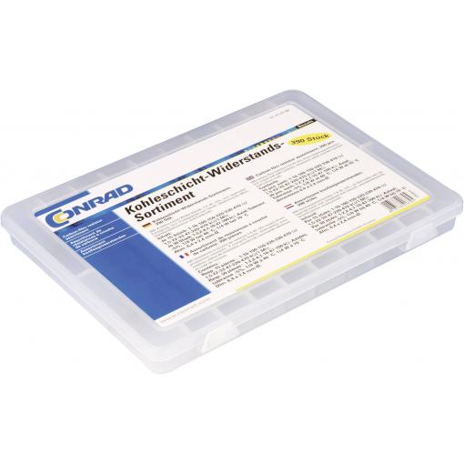 TRU COMPONENTS 418706 sada uhlíkových rezistorů axiální 5 % 390 díly