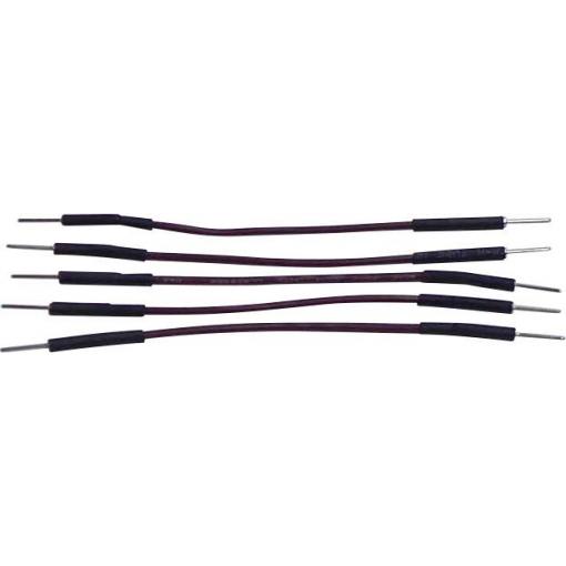 TRU COMPONENTS Jumper kabely [1x zástrčka drátového můstku - 1x zástrčka drátového můstku] 0.70 m šedá