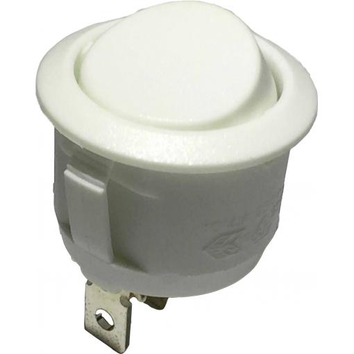 TRU COMPONENTS 700177 kolébkový spínač R13-112C W/W 250 V/AC 6 A 1x zap/zap s aretací 1 ks