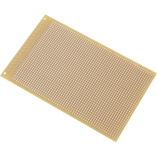 TRU COMPONENTS SU527466 eurodeska tvrzený papír (d x š) 16 cm x 10 cm 35 µm Rastr (rozteč) 2.54 mm Množství 1 ks