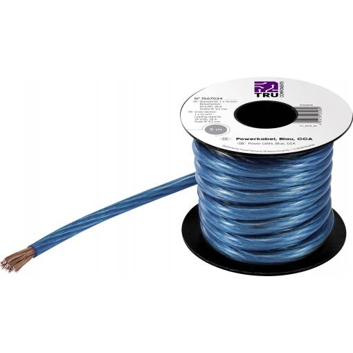 TRU COMPONENTS 1565201 zemnicí kabel, 1 x 25 mm², modrá, 5 m