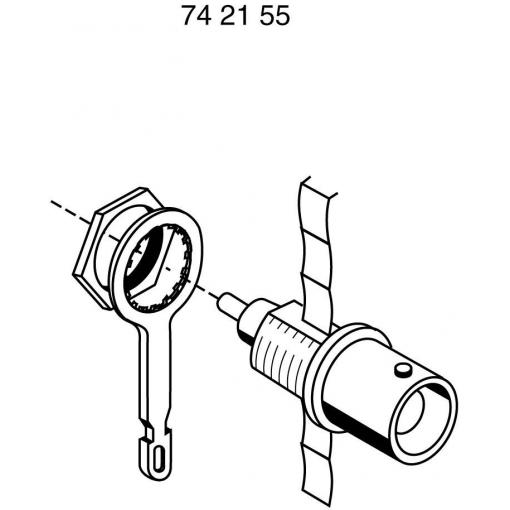 TRU COMPONENTS 742155 Soldering flag stříbrná 1 ks
