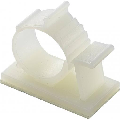TRU COMPONENTS úchytka samolepicí 543203 Průměr kabelového svazku (rozsah) 20.50 do 22.50 mm přírodní 1 ks