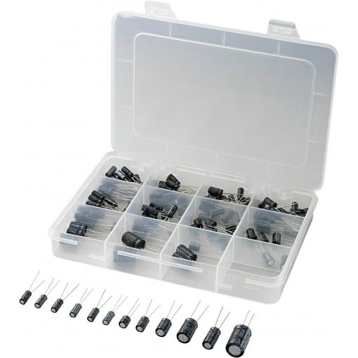 TRU COMPONENTS elektrolytický kondenzátor radiální 20 % 142 ks