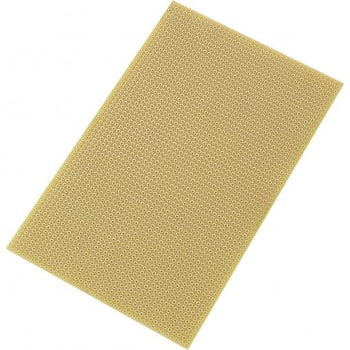 TRU COMPONENTS SU527777 eurodeska epoxid (d x š) 16 cm x 10 cm 35 µm Rastr (rozteč) 2.54 mm Množství 1 ks