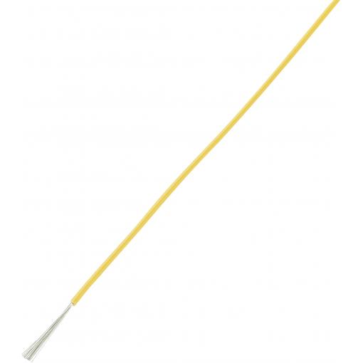 TRU COMPONENTS 1566832 lanko/ licna, LiY, 1 x 0.14 mm², žlutá, 10 m
