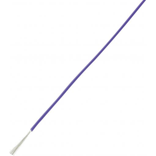 TRU COMPONENTS 1566834 lanko/ licna, LiY, 1 x 0.14 mm², fialová, 10 m