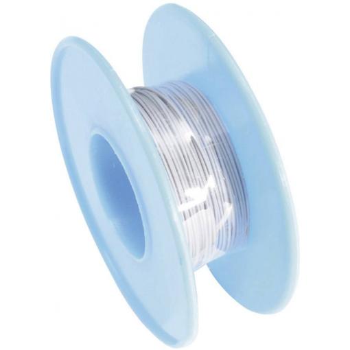 TRU COMPONENTS 1566864 navíjecí drát, Wire Wrap, 1 x 0.05 mm², šedá, 15 m