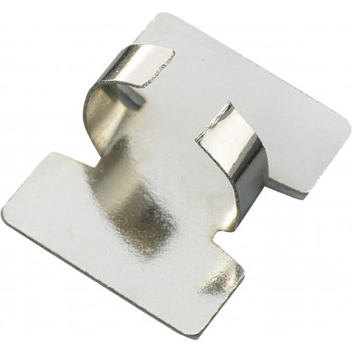 TRU COMPONENTS upevňovací příchytka samolepicí 543619 Průměr kabelového svazku (rozsah) 6 mm (max) stříbrná 1 ks