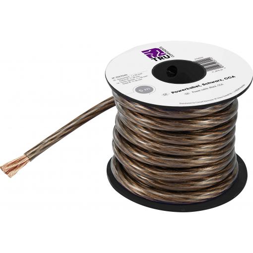 TRU COMPONENTS 1567040 zemnicí kabel, 1 x 35 mm², černá, 5 m
