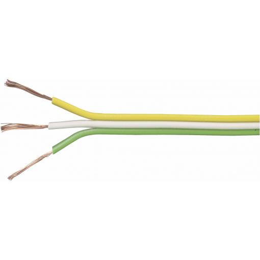 TRU COMPONENTS 1567054 lanko/ licna 3 x 0.14 mm² žlutá, bílá, zelená 25 m