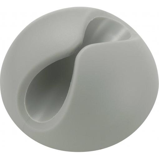 TRU COMPONENTS držák kabelu samolepicí 547611 Průměr kabelového svazku (rozsah) 9 mm (max) šedá 1 ks