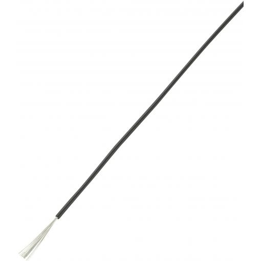 TRU COMPONENTS 1567224 lanko/ licna, LiY, 1 x 0.75 mm², černá, 25 m