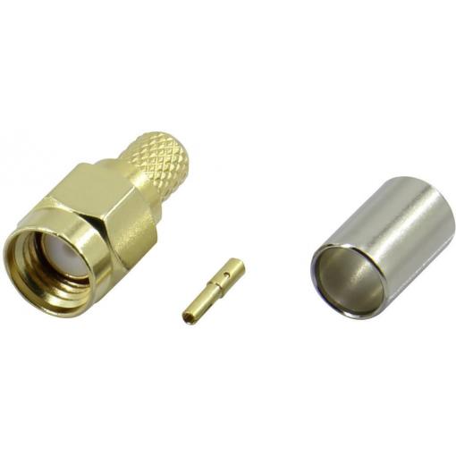 TRU COMPONENTS SMA-JC-RG58-2 1372238 SMA reverzní konektor zásuvka, rovná 50 Ω 1 ks