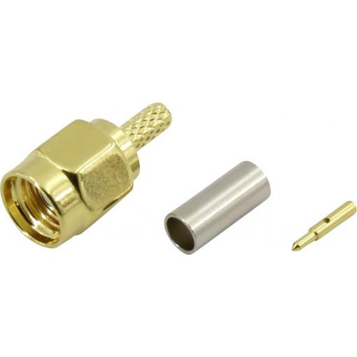 TRU COMPONENTS 93038c7 1386725 SMA konektor zástrčka, rovná 50 Ω 1 ks