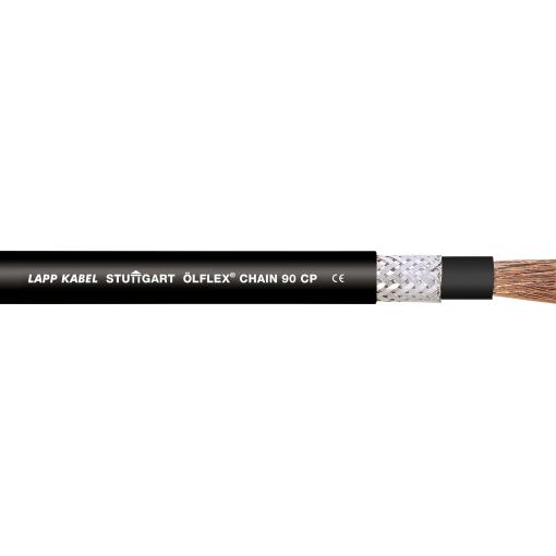LAPP 1026549/500 kabel pro energetické řetězy ÖLFLEX® CHAIN 90 CP 1 x 4 mm² černá 500 m
