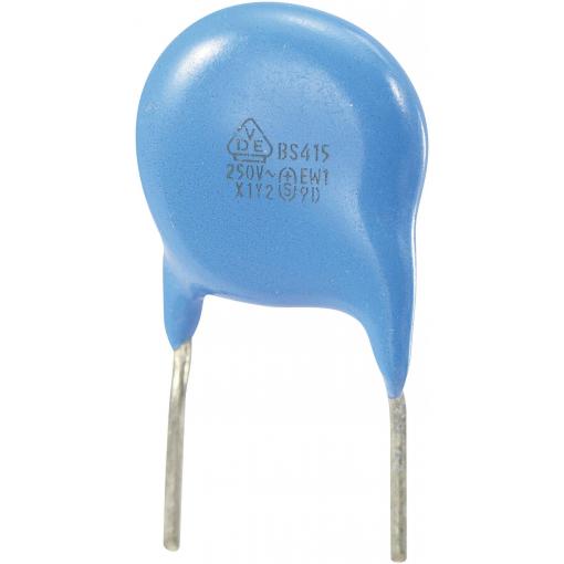 TRU COMPONENTS diskový keramický kondenzátor radiální 1000 pF 250 V/AC 10 % 1 ks