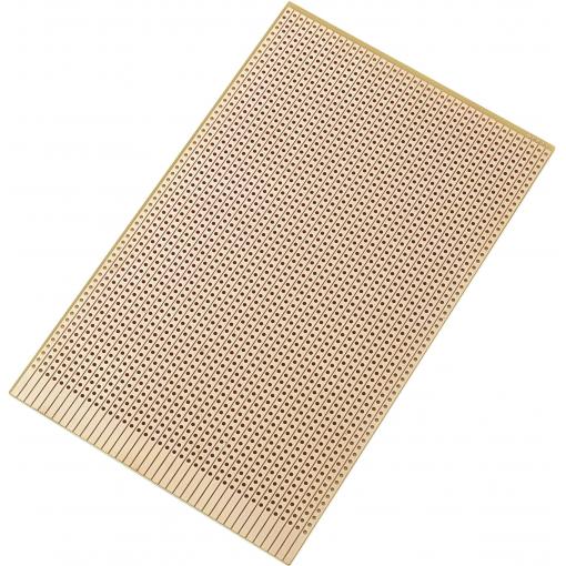 TRU COMPONENTS SU527637 eurodeska tvrzený papír (d x š) 16 cm x 10 cm 35 µm Rastr (rozteč) 2.54 mm Množství 1 ks