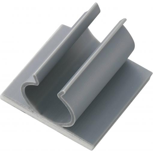 TRU COMPONENTS úchytka samolepicí 543379 Průměr kabelového svazku (rozsah) 12.70 mm (max) šedá 1 ks