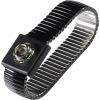 TRU COMPONENTS Sada WristME-10-183-K ESD náramek černá vč. zemnicího kabelu tlačítko 10 mm, krokosvorka