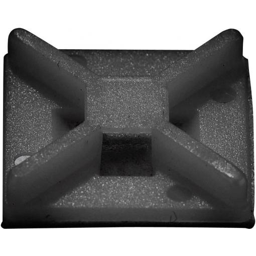 TRU COMPONENTS úchytka 541189 4cestný vstup pro provlečení černá 50 ks
