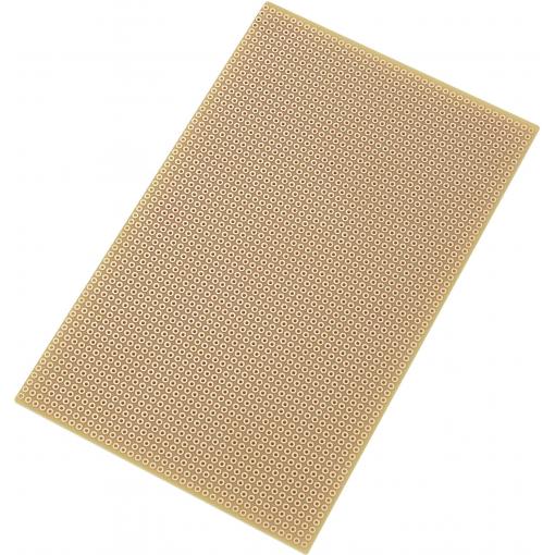 TRU COMPONENTS SU527769 eurodeska tvrzený papír (d x š) 16 cm x 10 cm 35 µm Rastr (rozteč) 2.54 mm Množství 1 ks