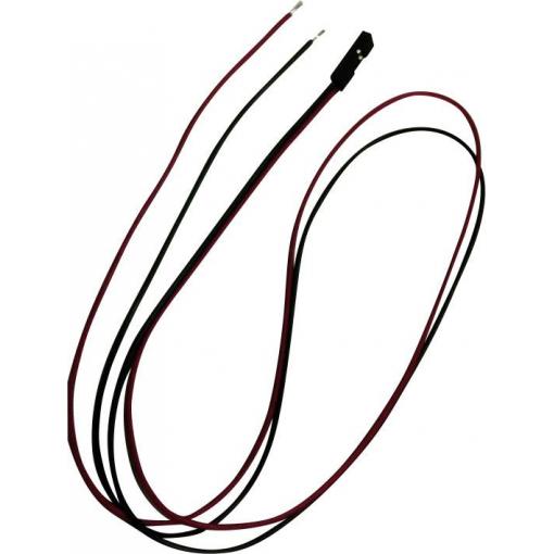 TRU COMPONENTS zásuvkový konektor s vodiči 2, rozteč 2.54 mm, 741213, 1 ks