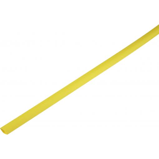 TRU COMPONENTS 1225468 smršťovací bužírka bez lepidla žlutá 4.50 mm 2 mm Poměr smrštění:2:1 metrové zboží