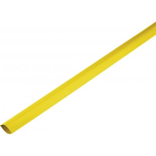 TRU COMPONENTS 1225478 smršťovací bužírka bez lepidla žlutá 25 mm 12.50 mm Poměr smrštění:2:1 metrové zboží